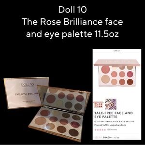 Doll 10 The Rose Brilliance face and eye Palette